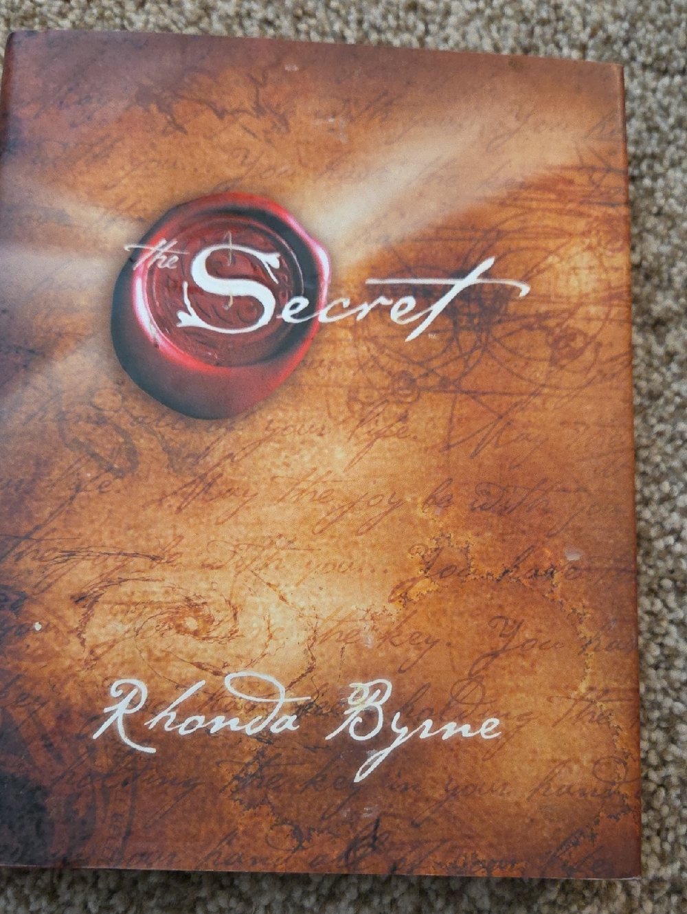 The Secret Decorative Book Cover - Red Seal Design